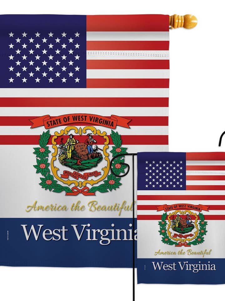 USA West Virginia Americana Stater USA Decor Flag for engroshandel hos Two Group Flag Co