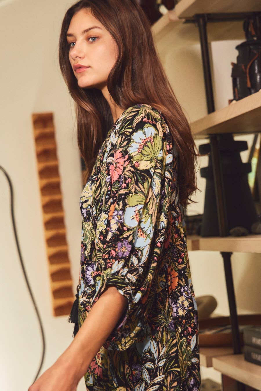 Oddi - Wholesale Dress - Women's - Bohemian Floral Maxi Dress7