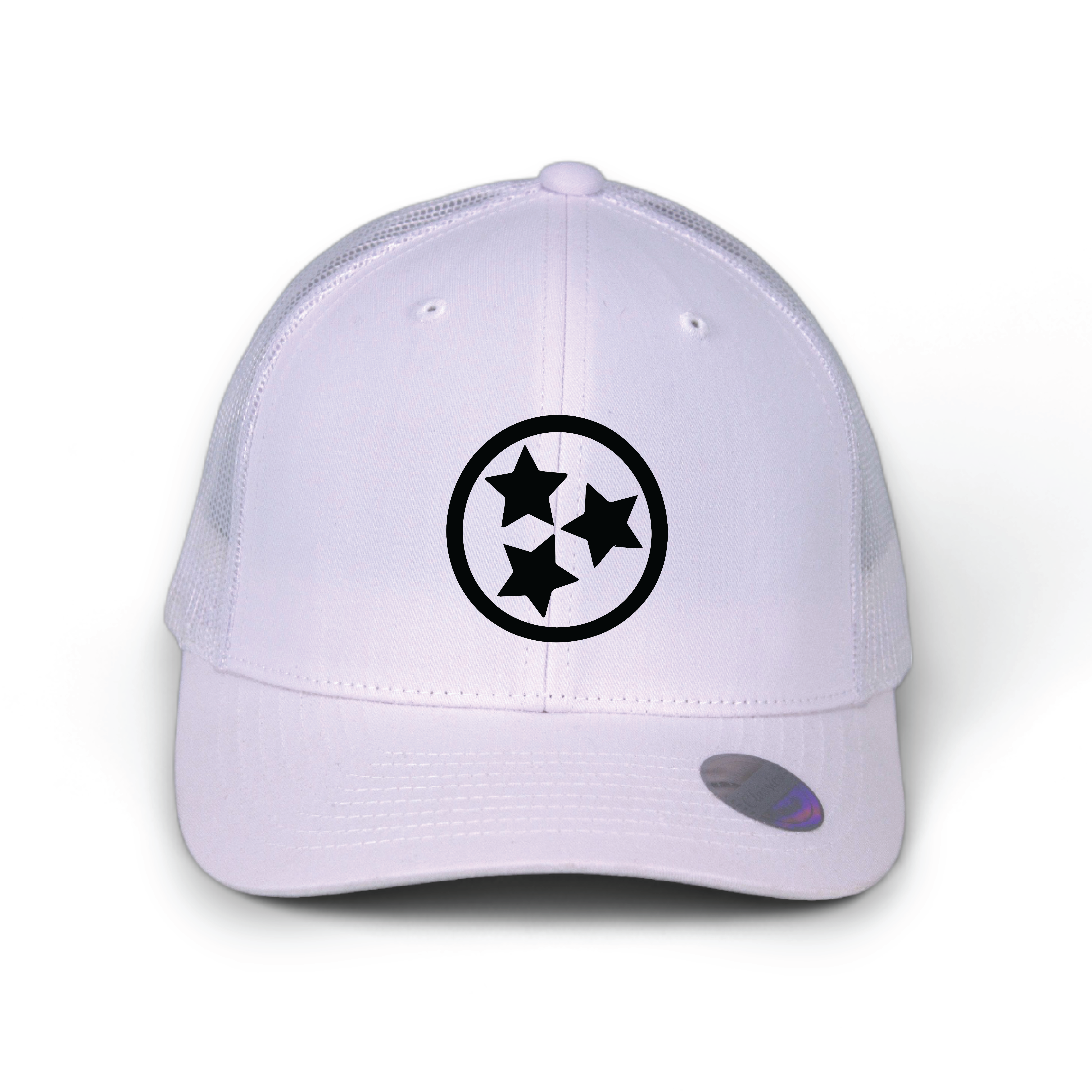 Cotton Mule - Wholesale Trucker Hat - Unisex - Black Silicone Tristar Trucker Hats3