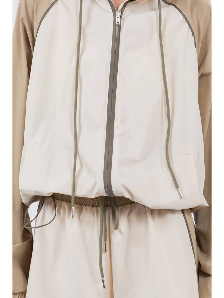 Whiteroom+Cactus - Wholesale Windbreaker - Women's - ZIP UP COLOR BLOCK WINDBREAKER4