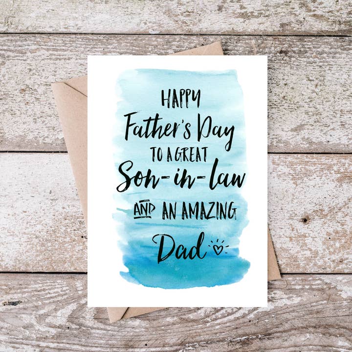 Card & Story - Wholesale Vaderdagkaartje - Vaderdag schoonzoon2