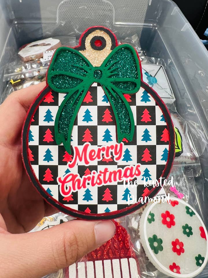 Christmas Tree Ornament Freshie for wholesale by The Rusted Diamond