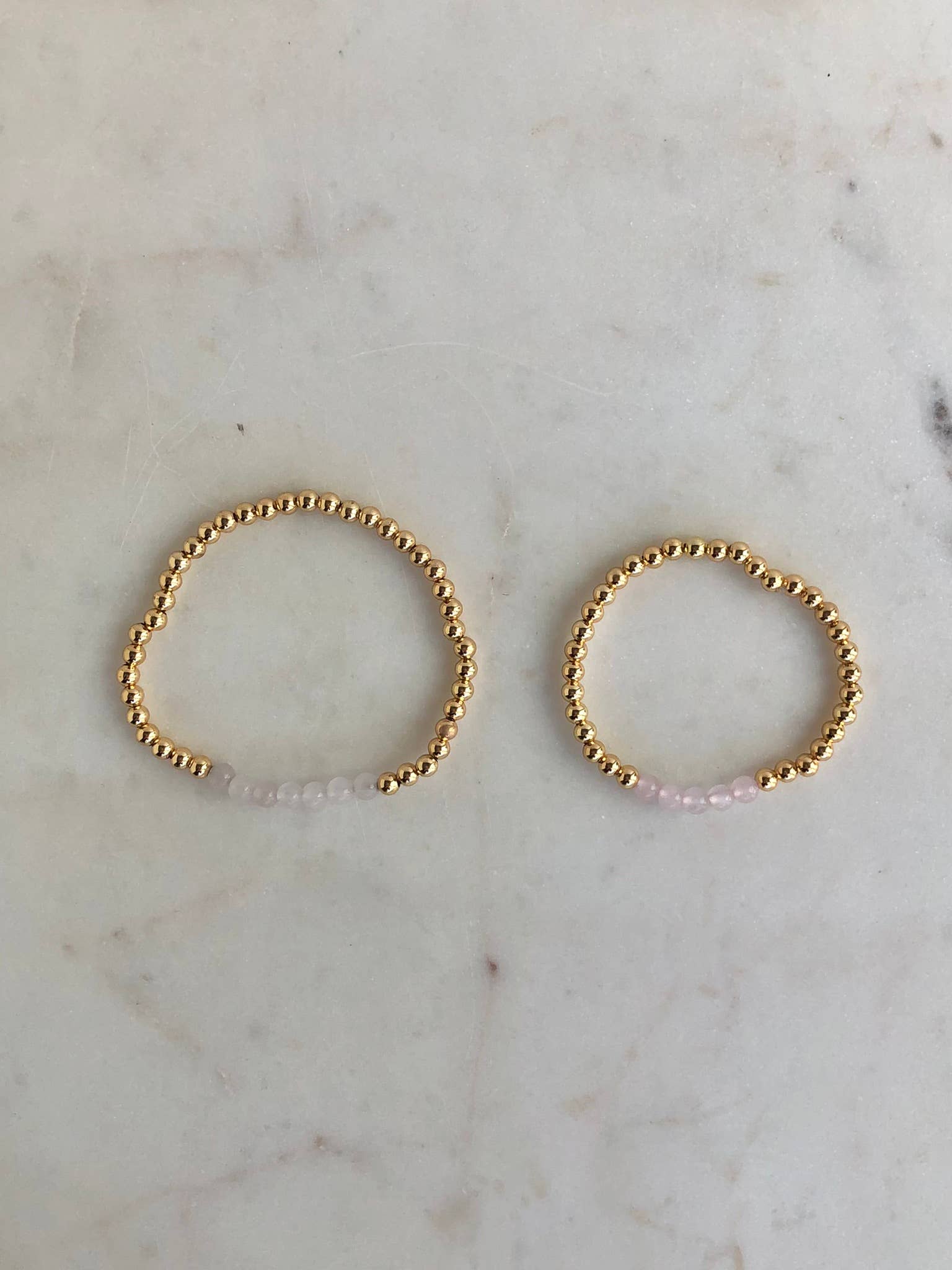 Simply Stated NY - Venta al por mayor Juegos de joyas - Set de pulseras a juego de madre e hija con piedras preciosas y oro0