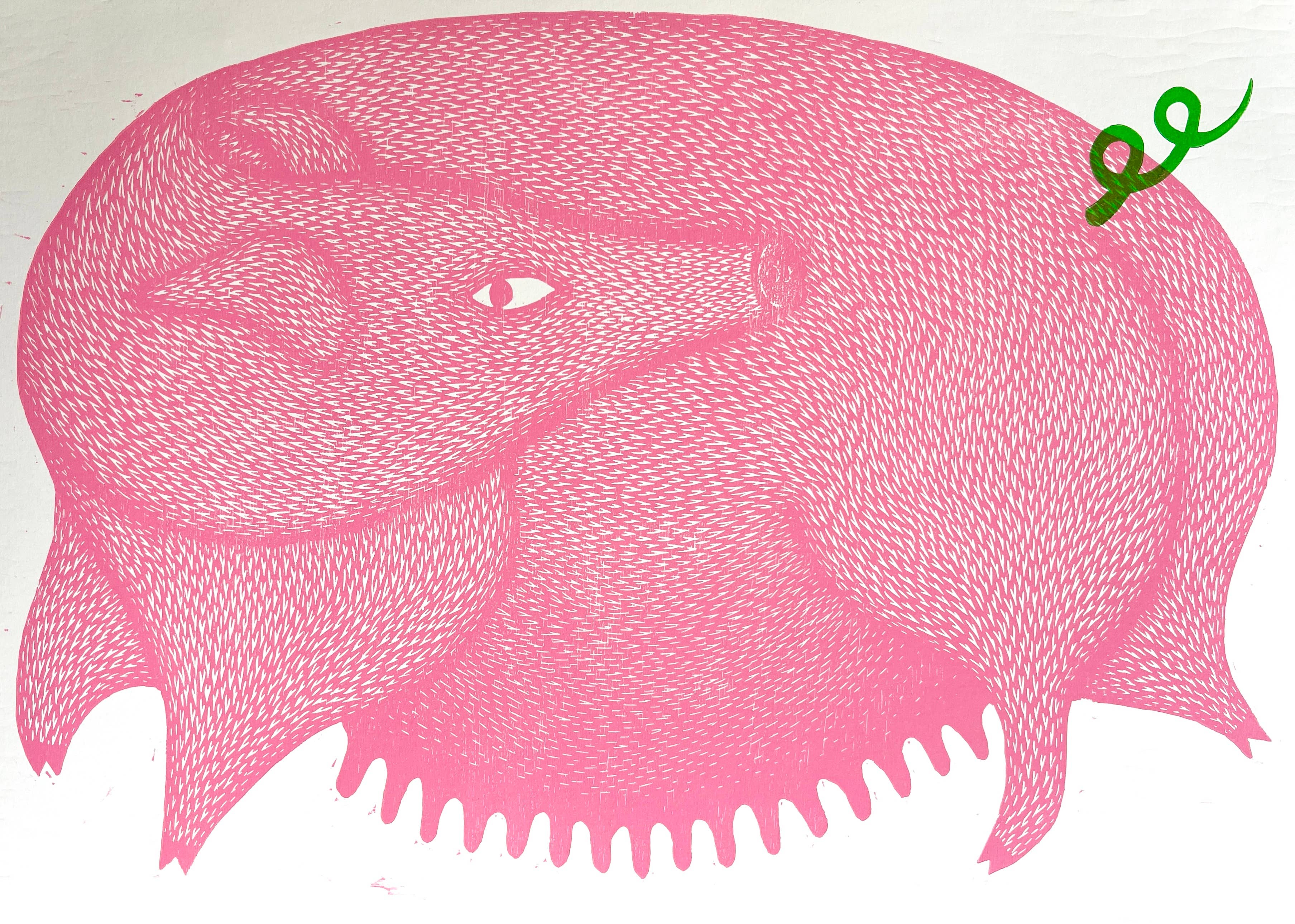 Strangford – wholesale Art print – Swine of the Times - Original Woodcut 1