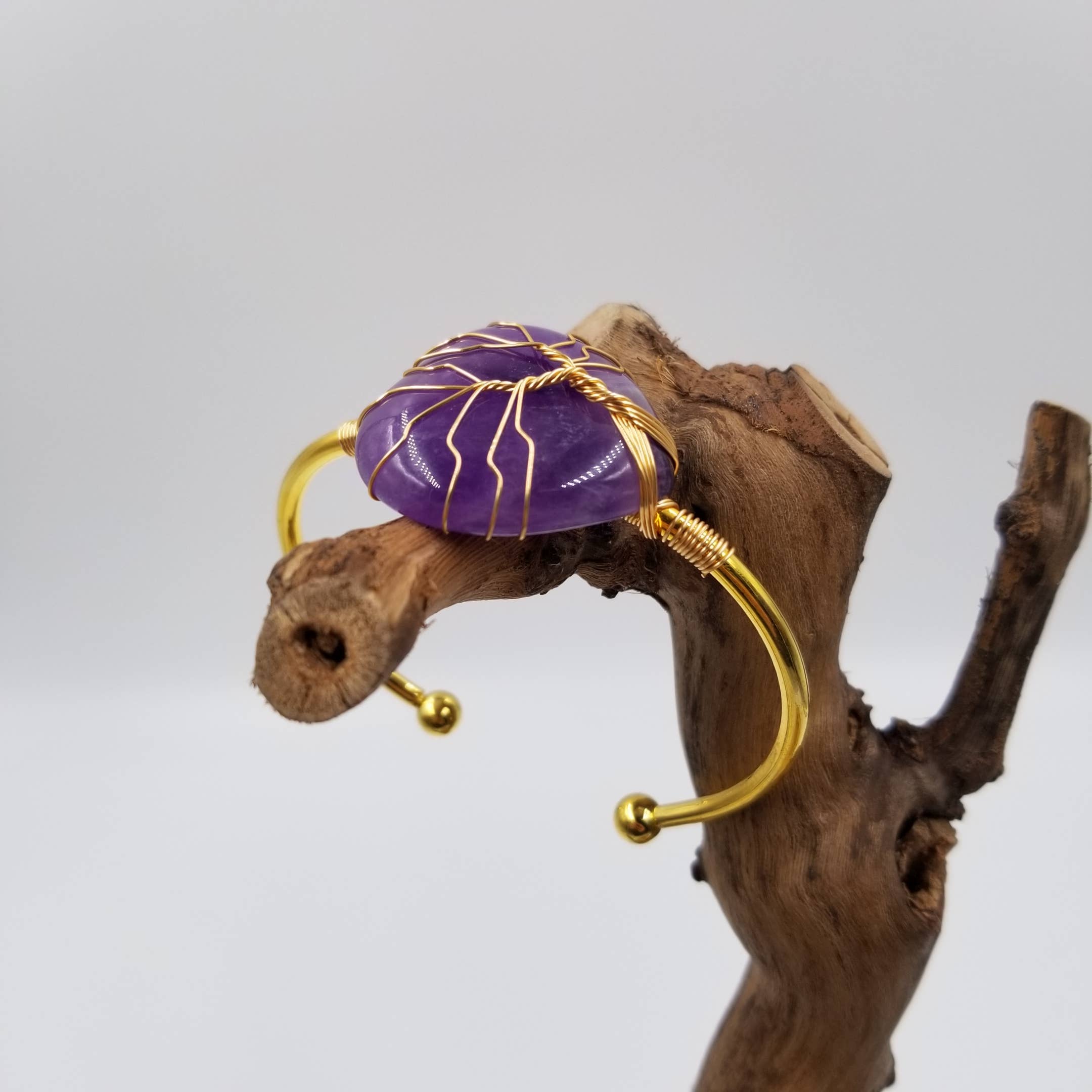 CHAKRA JEWELRY - Wholesale Cuff Bracelet - Handmade Natural Crystal  Heart Bracelet - Mother'S Day Gift6