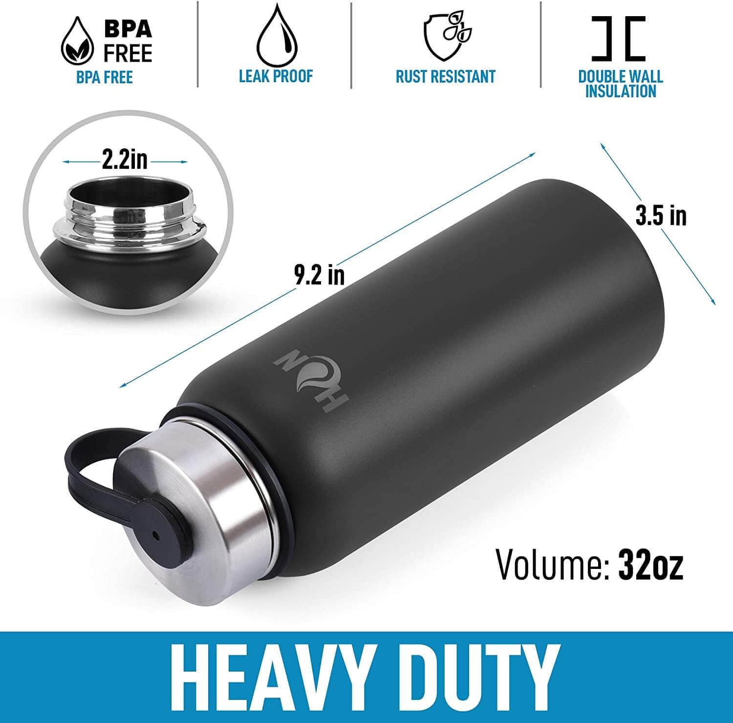 Zulay Kitchen - Wholesale Water Bottle - Stainless Steel Vacuum Insulated Water Bottle12