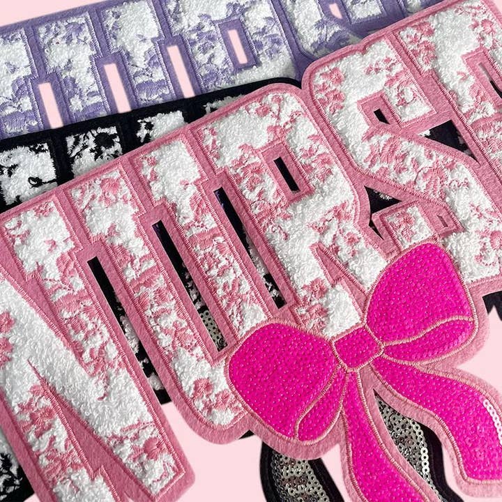 Rosie Posie Patches - Wholesale Patch - Nurse Floral Bow Iron On Coquette Patch3