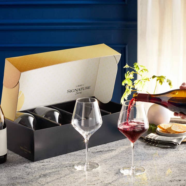 Libbey - Wholesale Wine Glass - Libbey Signature Greenwich Red Wine Glass Gift Set of 4