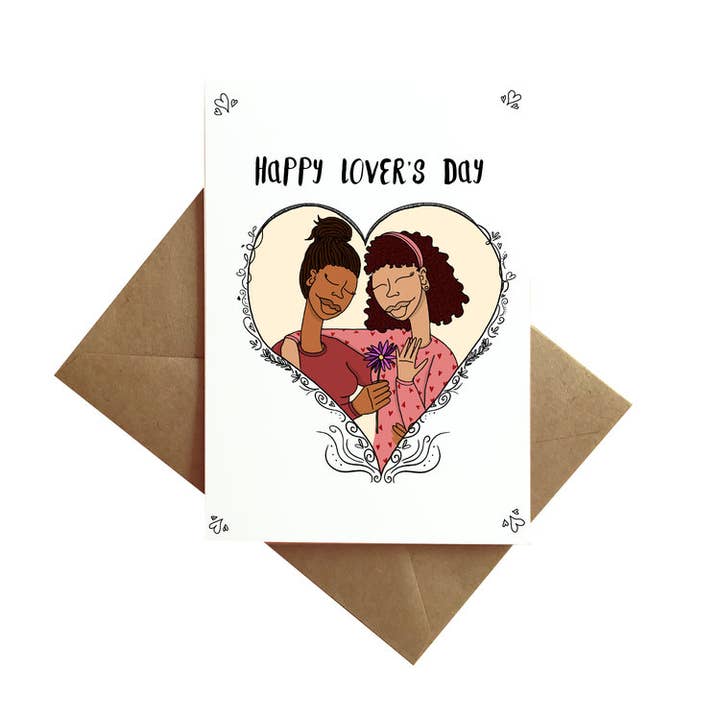 Joyeux amoureux - Carte de la sienne pour la vente par By Ms James