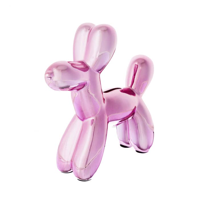Creative Gifts International Inc. - Wholesale Money/Piggy Bank - Balloon Dog Bank Pink