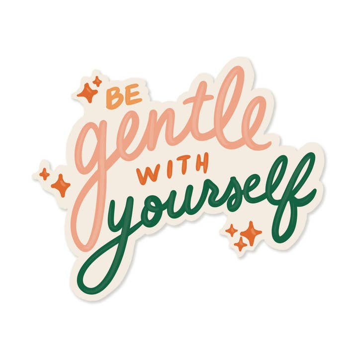 Pegatina de ser suave con usted mismo para venta al por mayor de Slightly Stationery