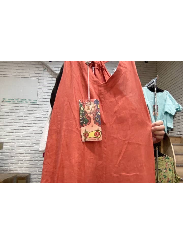 la maison des fibres naturelles - Wholesale Jumpsuit - Women's - Sleeveless jumpsuit in 100% linen 6201425