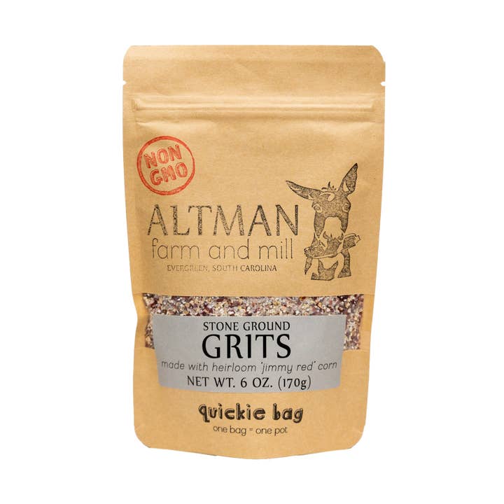 Jimmy Red Stone Ground Grits (Half Case-6) for wholesale by Altman Farm And Mill