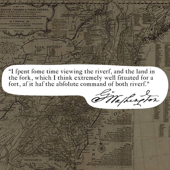 George Washington Quote Vinyl Sticker – Pittsburgh for wholesale by James Joseph Designs & Photography