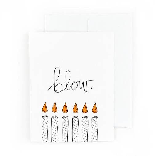 Cartão de Aniversário Feliz Sopra Velas por atacado de Pretty Peacock Paperie - Women's Empowerment