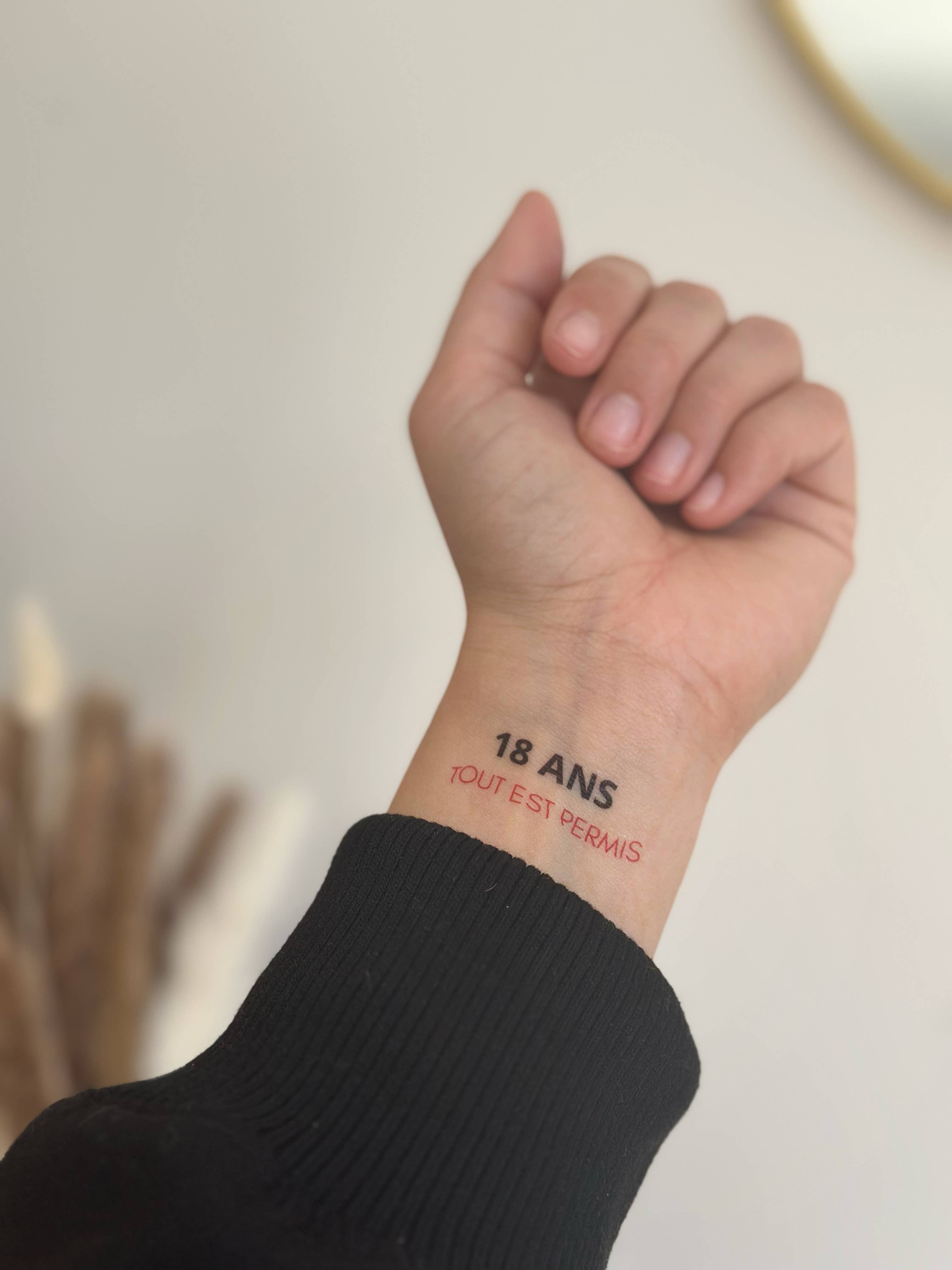 Sioou - Vente Tatouages temporaires - 18 ans, tout est permis x51