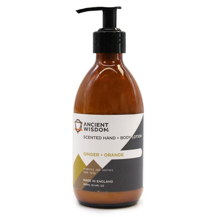 Ancient Wisdom - Wholesale Hand & Body Lotion - Ginger & Orange Lotion 300ml
