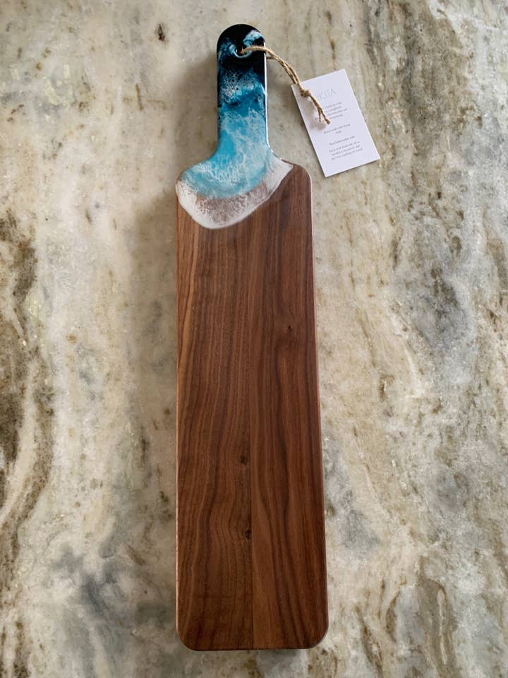 Tagliere per baguette Monty Black Walnut per la vendita all'ingrosso da parte di Nikita Fine Art LLC