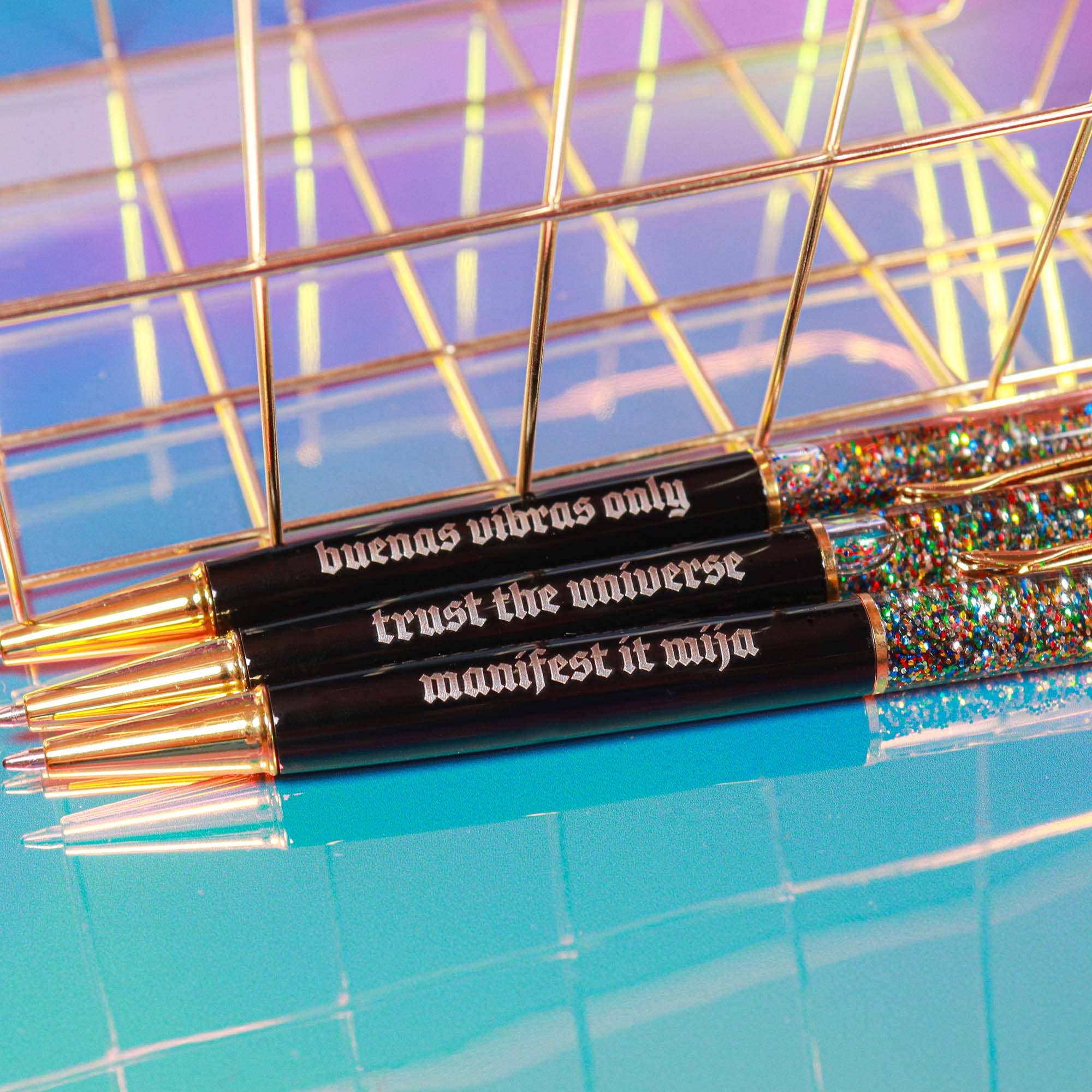 Quiero Prints - Wholesale Pen - Buenas Vibras Pen Set5