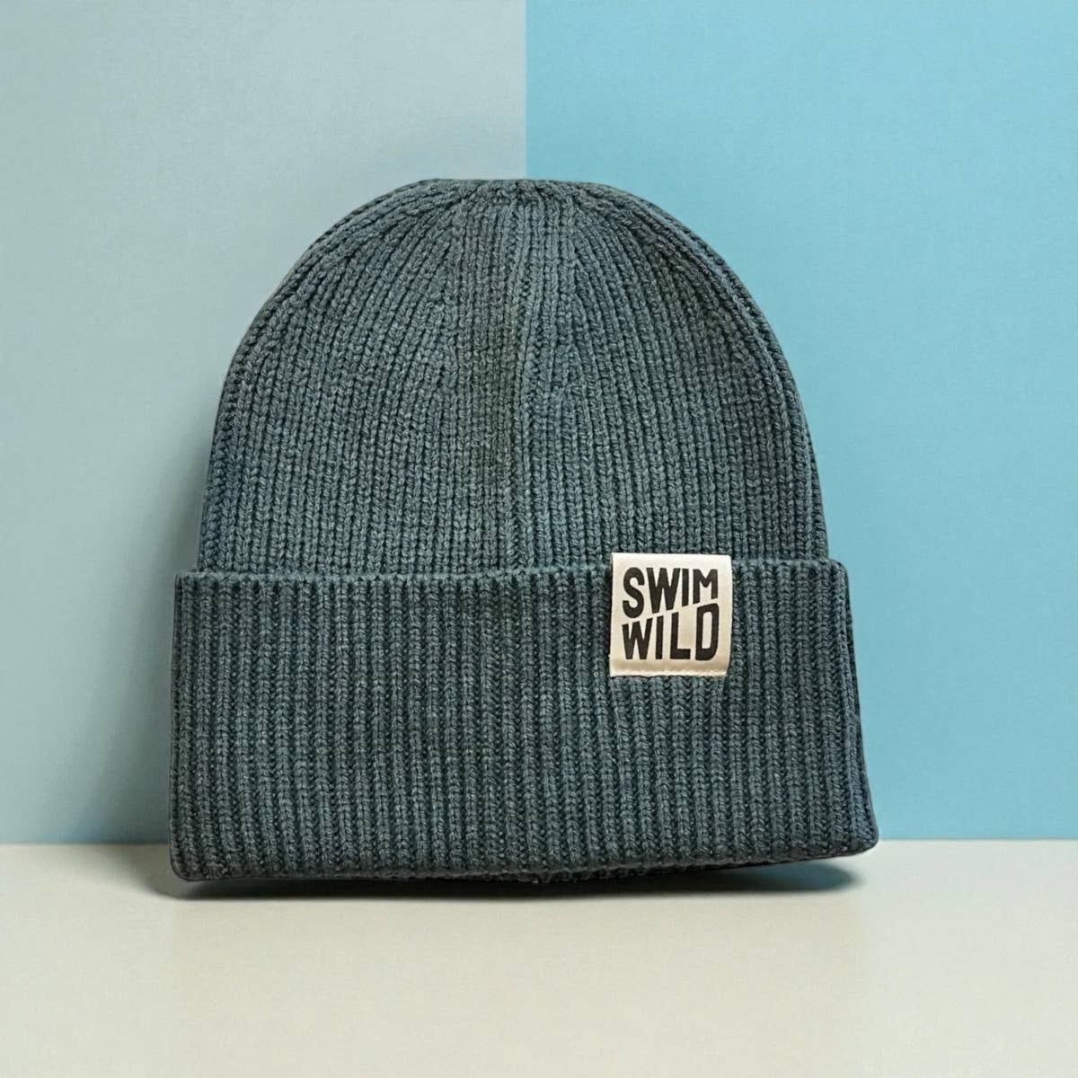 the Cornish studio – Engroshandel Beanie - Unisex – Marine Chunky strikket hat