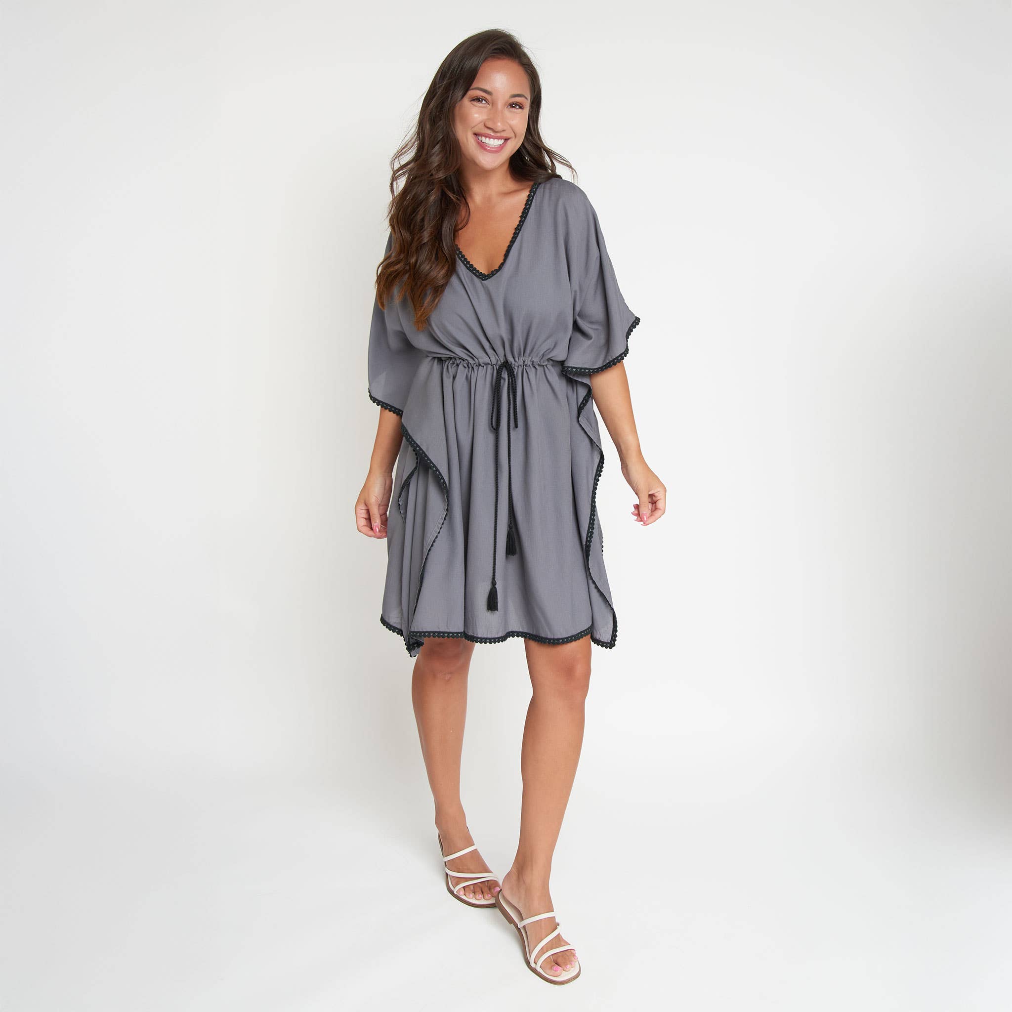 Elsie & Zoey - Wholesale Strandvestje/Strandjurk/Strandtuniek - Dames - Nesli lichtgewicht badpakkenhoes met trekkoord, one size12