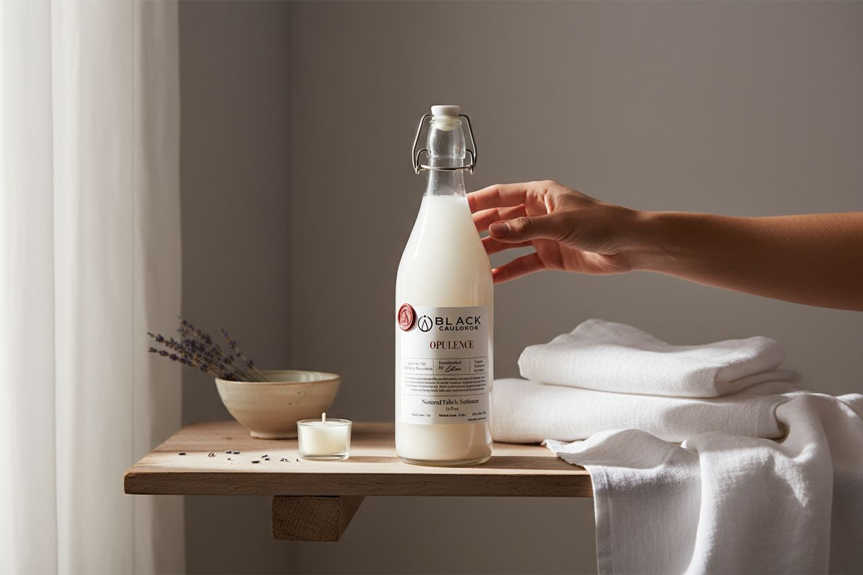 Black Cauldron Soap Co. - Wholesale Fabric softener - Opulence - Fabric Softener Conditioner | Fresh and Soft Laundry 33oz6