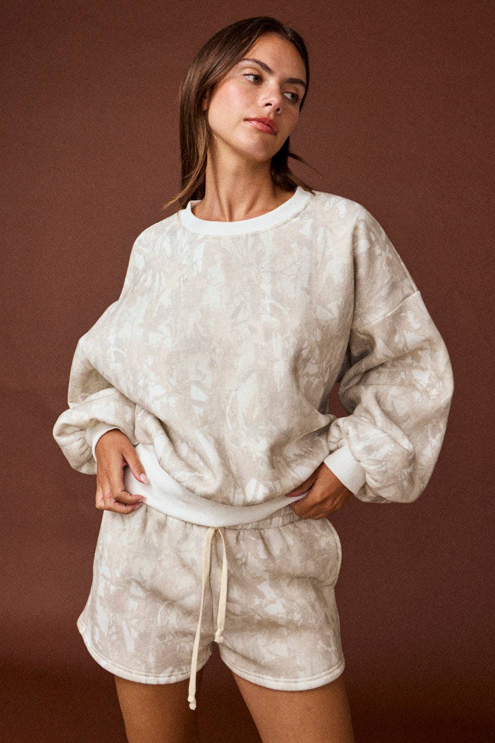 Papermoon - Wholesale Activewear Set - Women's - PX50791 - Woodland Camo Crewneck Set12