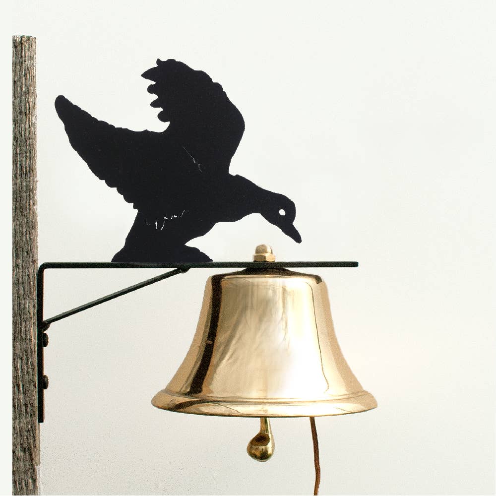 Bevin Bells – Sino por atacado – Sino do pátio com suporte de silhueta3