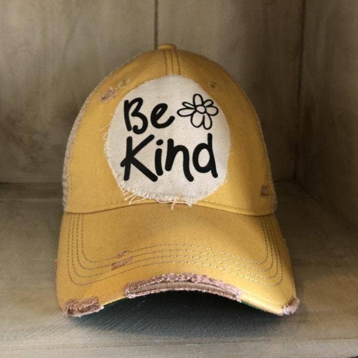 BohoGroove - Wholesale Baseball Cap - Women's -  “Be Kind” Hat – Positive Message Snapback Trucker4