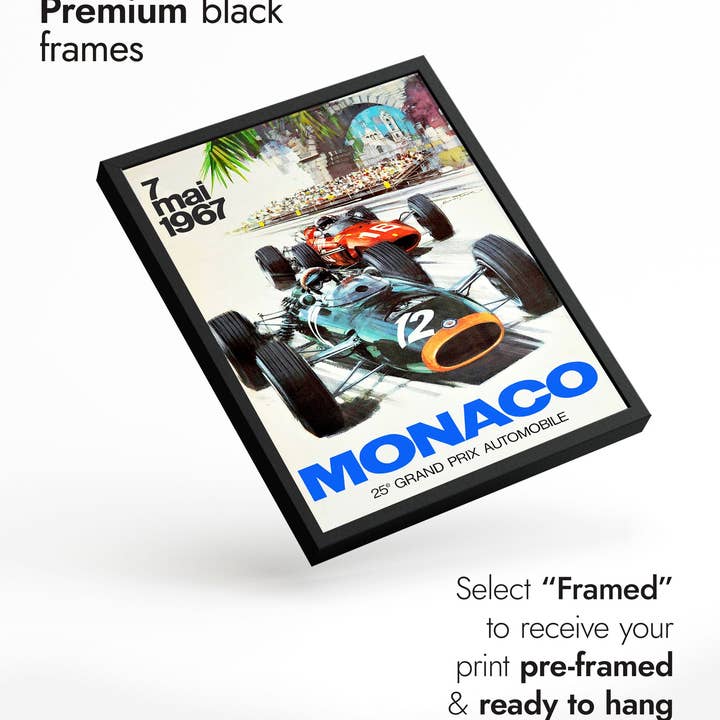 Animato - Wholesale Poster - Monaco Grand Prix - 19676