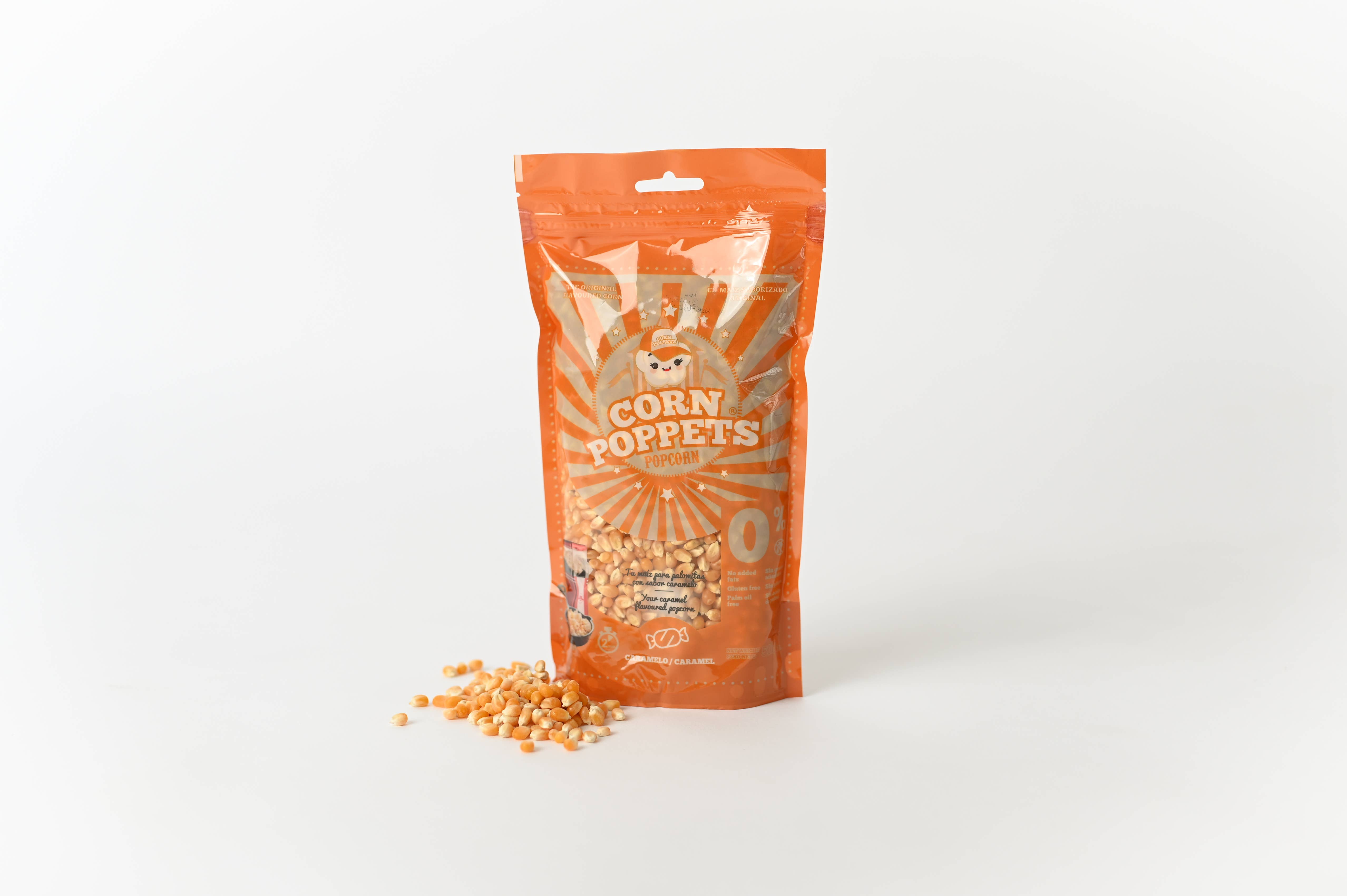 CORN POPPETS - Wholesale Popcorn - CORN POPPETS BAG CARAMEL