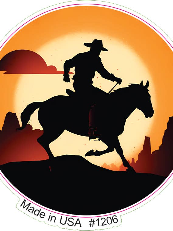 Sunset Rider klistermærke for engroshandel hos Big monkey