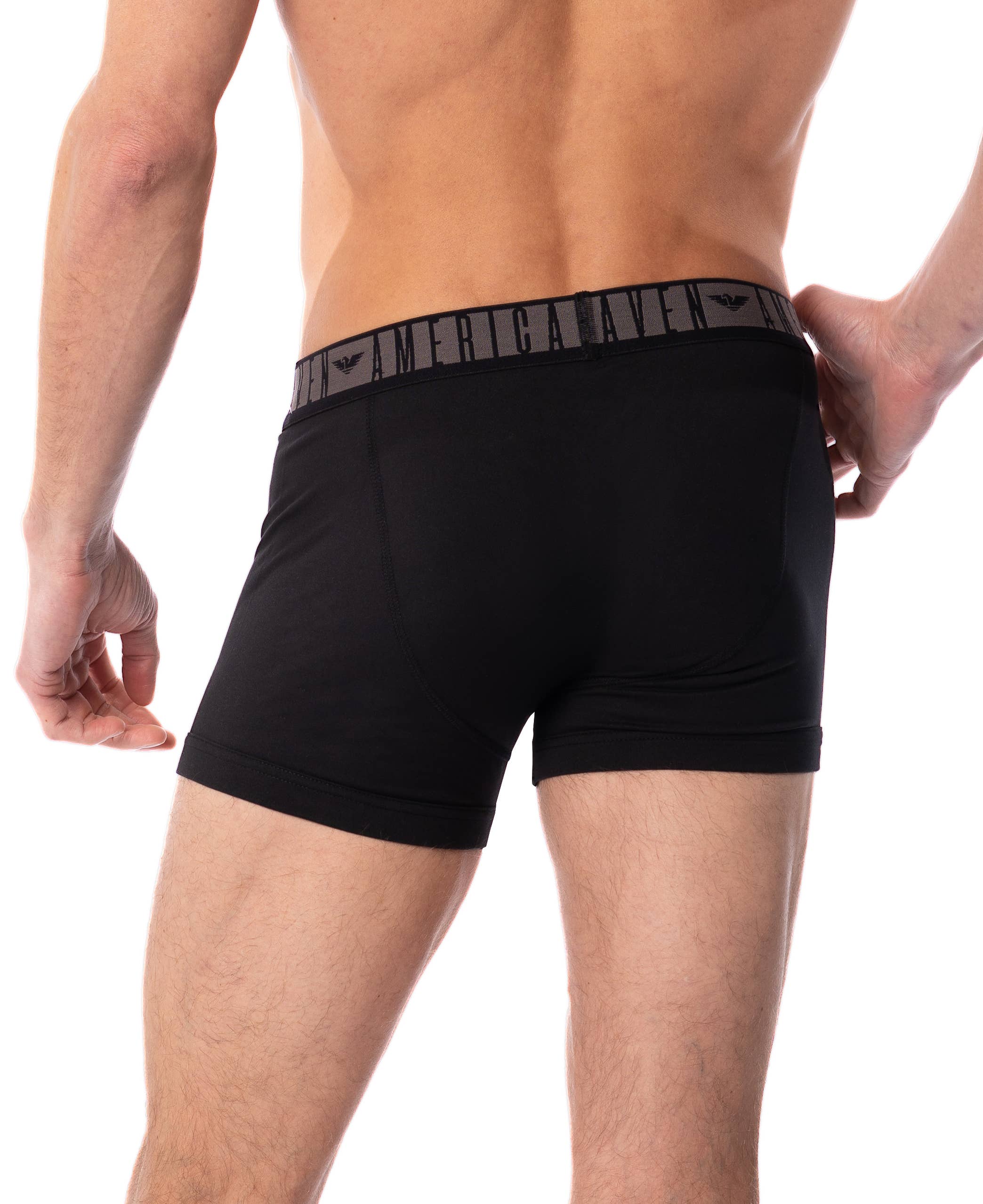 I-Wear Brands – Roupa interior - Homem por atacado – Pacote com 6 calções masculinos de micro fibra flexível6