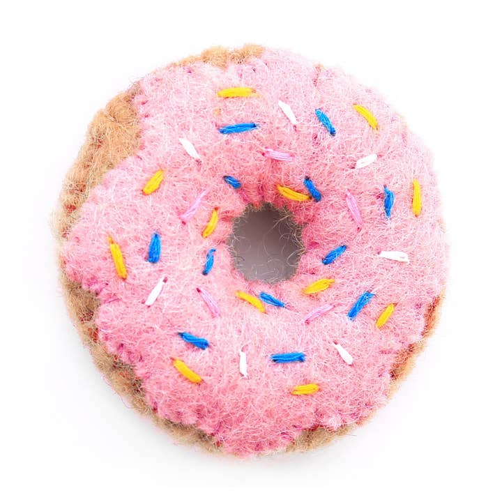 The Foggy Dog – wholesale Pet toy – Cat – Strawberry Donut Cat Toy0