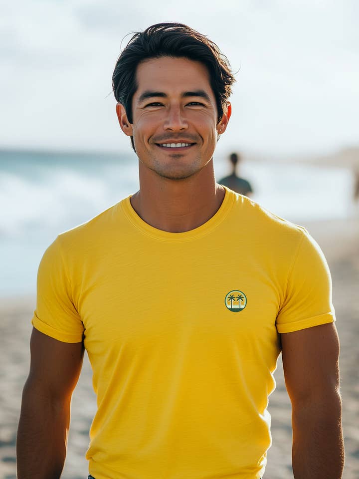 yellow Palmeras Lemon Tee L99 for wholesale on Faire1