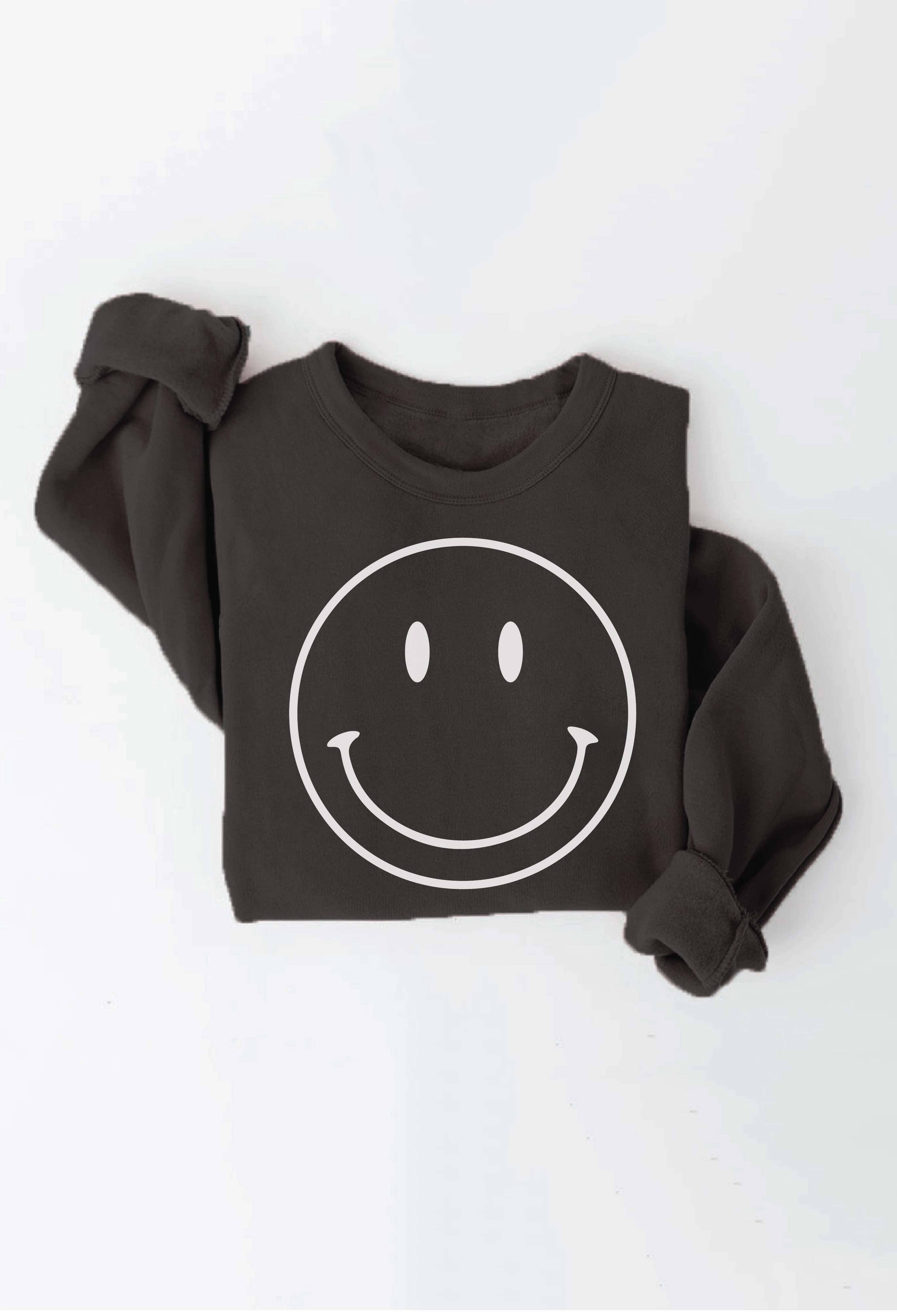 OAT COLLECTIVE - Vente Sweat-shirt à imprimés – femme - Sweat-shirt graphique SMILEY FACE0