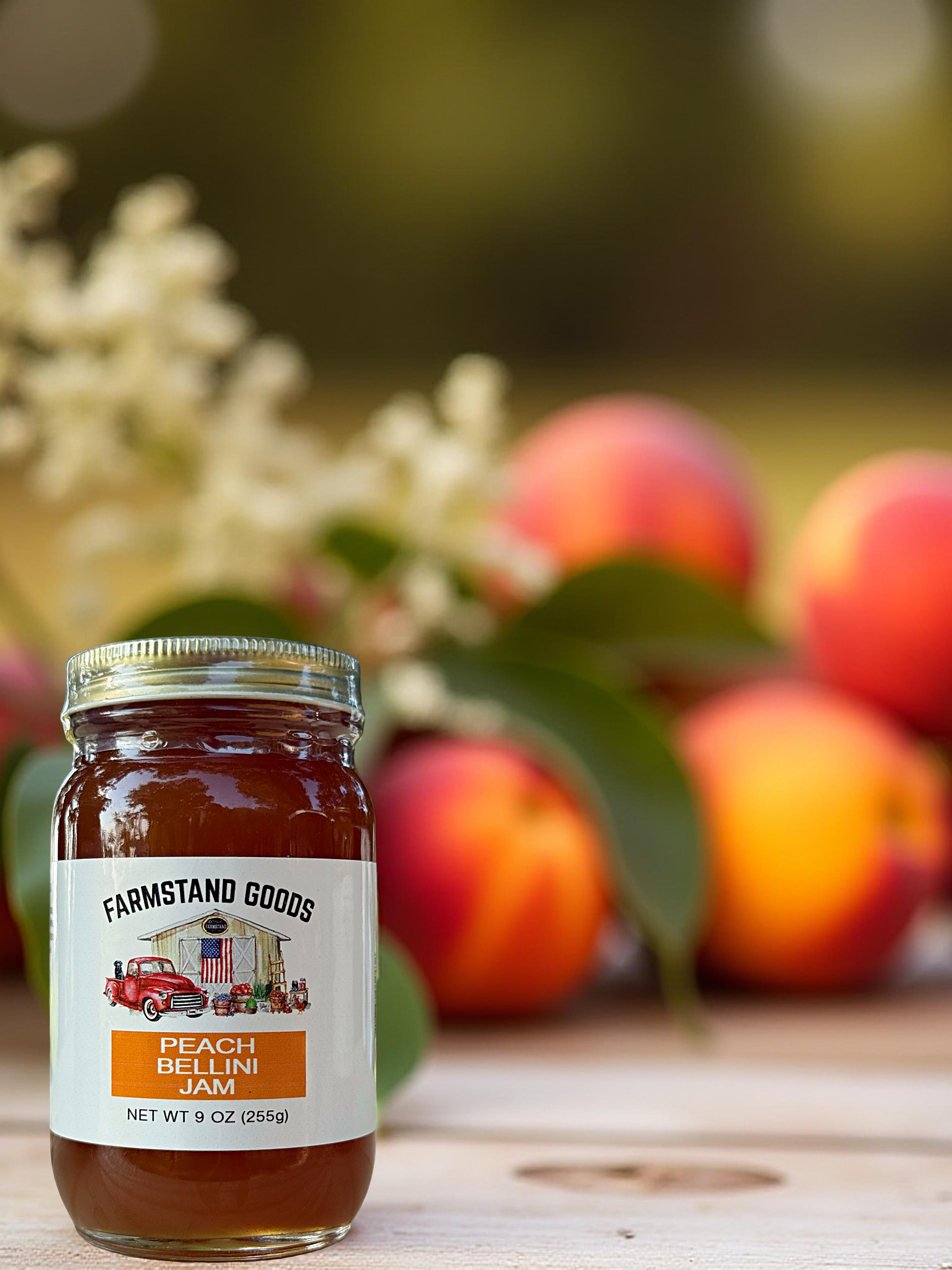 Farmstand Goods - Wholesale Jam/Jelly - Peach Bellini Jam - 9oz0