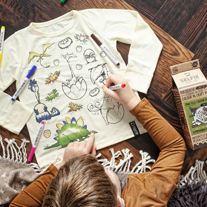 Dino Egg Farve I Top for engroshandel hos Selfie Craft Co