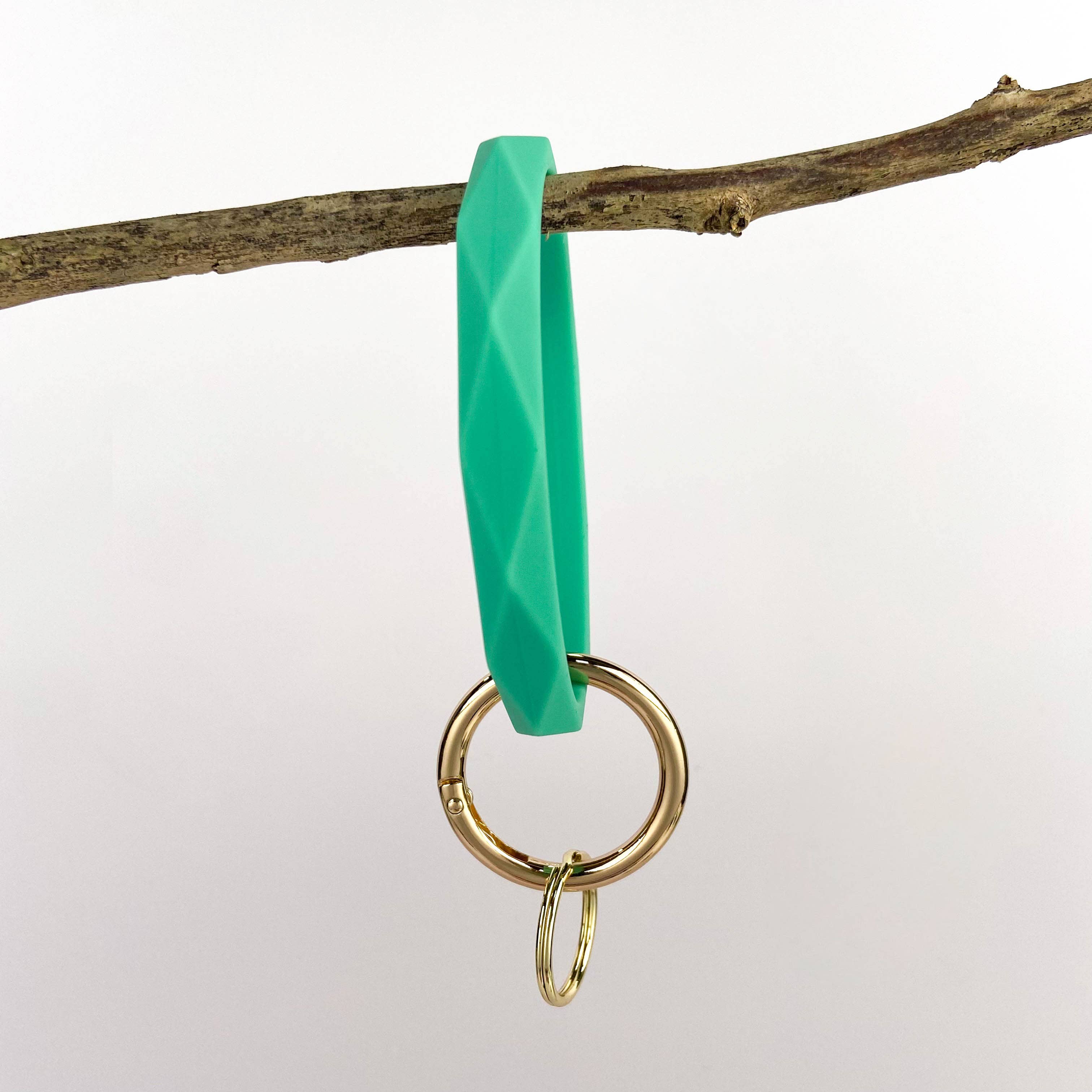 SoapElenGlen - Vente Bracelets porte-clés - Porte-clés en forme de diamant en silicone1