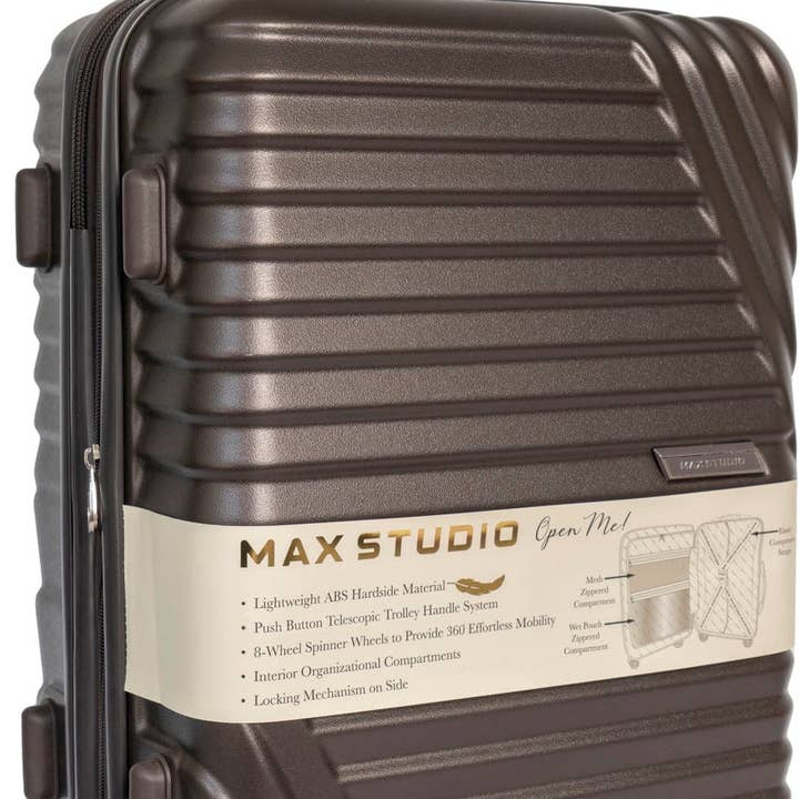 Magid - Venta al por mayor Maletas - Set de equipaje Max Studio ABS de 3 piezas, colección Dublin