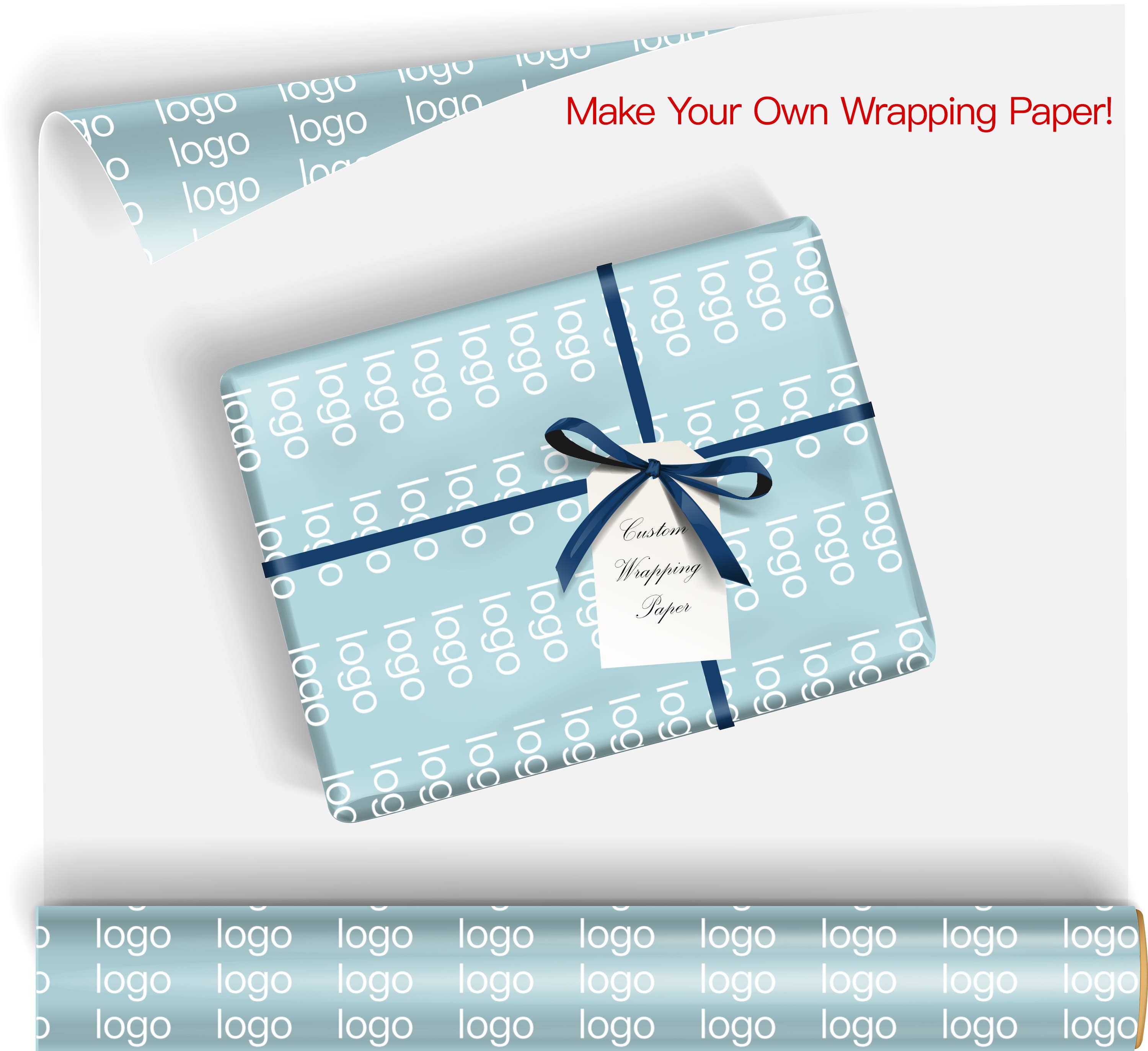 Blue Tissue Paper (20” x 30” / Custom Cut)