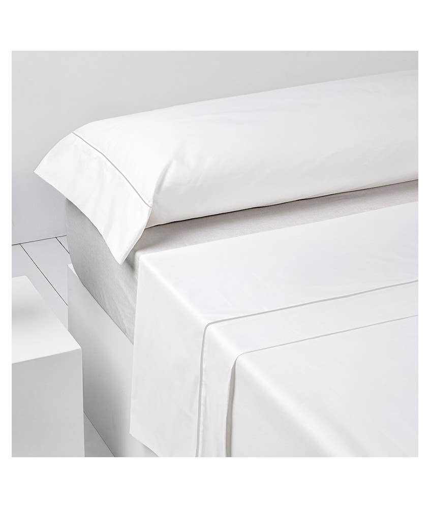 Barceló Hogar - Wholesale Sheet Set - Bedding Set “Percal” Feston 100% Cotton Linen Texture1