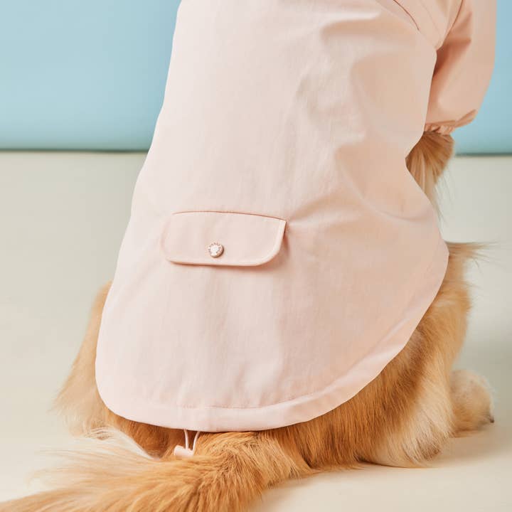 The Foggy Dog - Wholesale Pet Raincoat - Dog - Petal Pink Dog Raincoat10