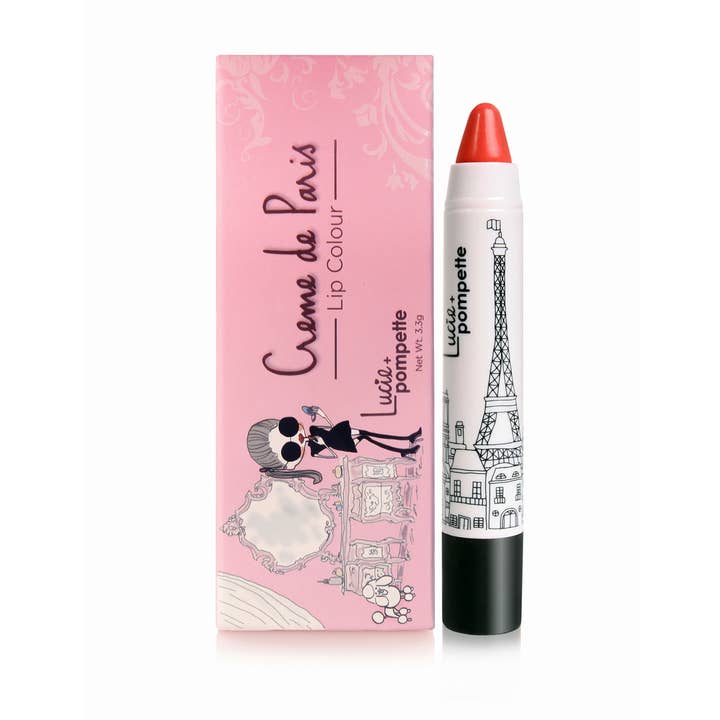 Crème de Paris Lipstick - Cha Cha (Matte Orange Red) for wholesale by Lucie + Pompette