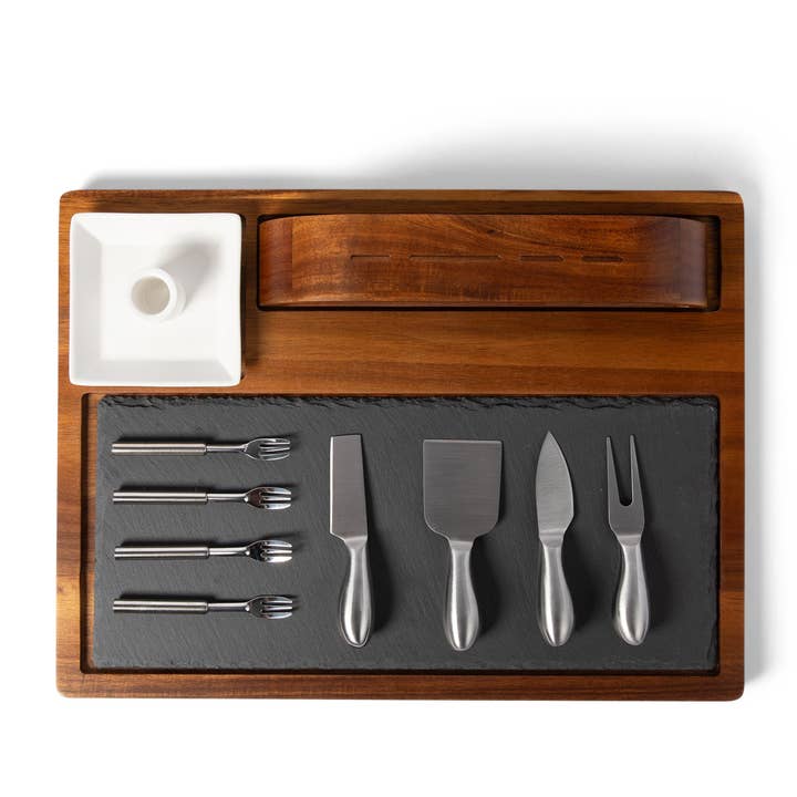 Big Wine Glasses - Wholesale Cheese Board - Acacia Wood Charcuterie Board2