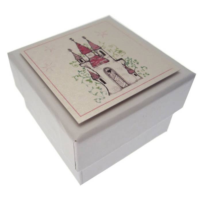 Mini Caixa - Castelo (BX26) por atacado de White Cotton Cards