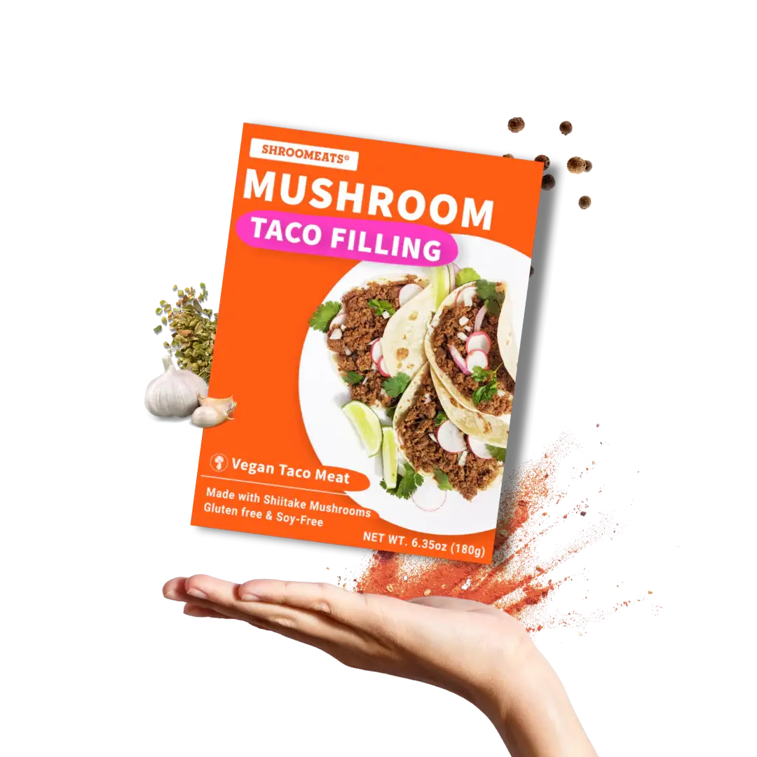 Shroomeats® - Wholesale Shelf Stable Prepared Meal - Shroomeats® Mushroom Vegan Taco Filling1