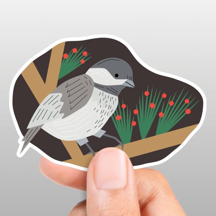 Winter Bird Vinyl Sticker for wholesale by Mint Parcel