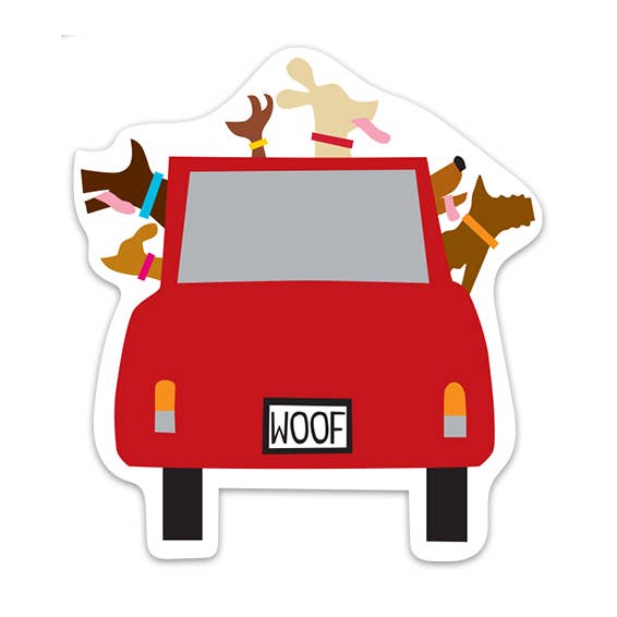 Adhesivo Woofmobile para venta al por mayor de R. Nichols Stationery & Gifts