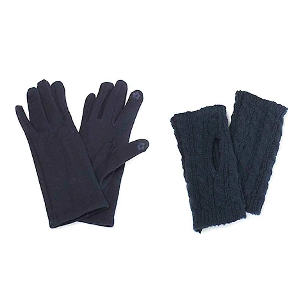 Sensibling Corp. – wholesale Handskar - Dam – 3 I 1 - Kabelstickade Touch Smart Handskar5